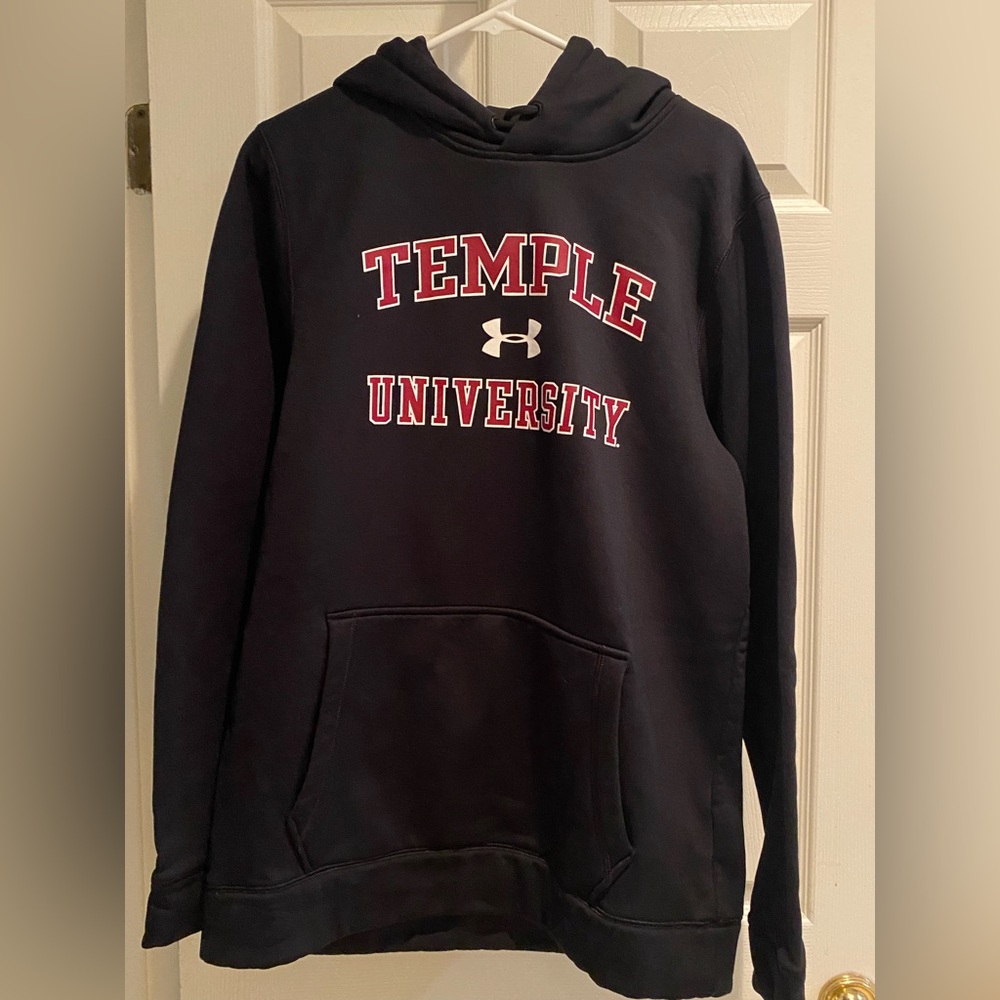 Under Armour Black Temple University Hoodie